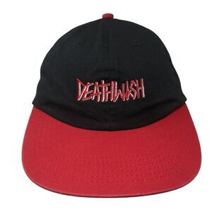 Deathwish Snapback Hat Multi One Size Adjustable Flat Bill Colorblock